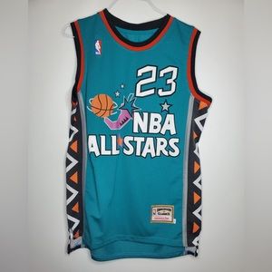Vtg Michael Jordan 1996 NBA All-Star Authentic Mitchell & Ness #23 Jersey Large
